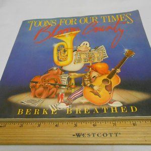 Toons For Out Times Bloom County by Berke Breathed vintage Book 1st edition 📘